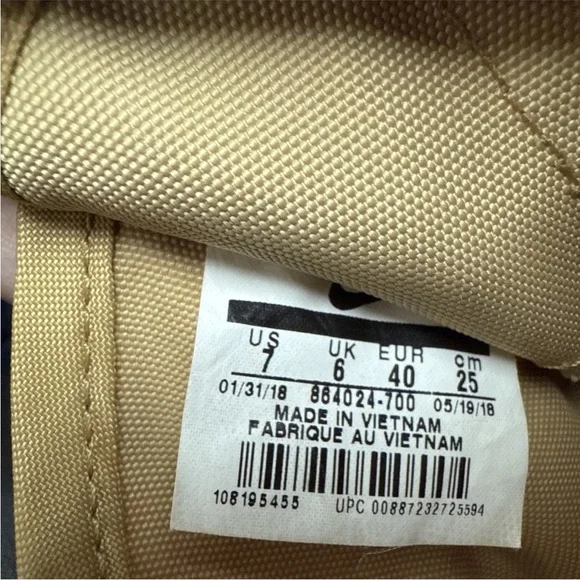 Size 7- rare Nike Sf Air Force 1 High Wheat 2018 - Picture 5 of 5